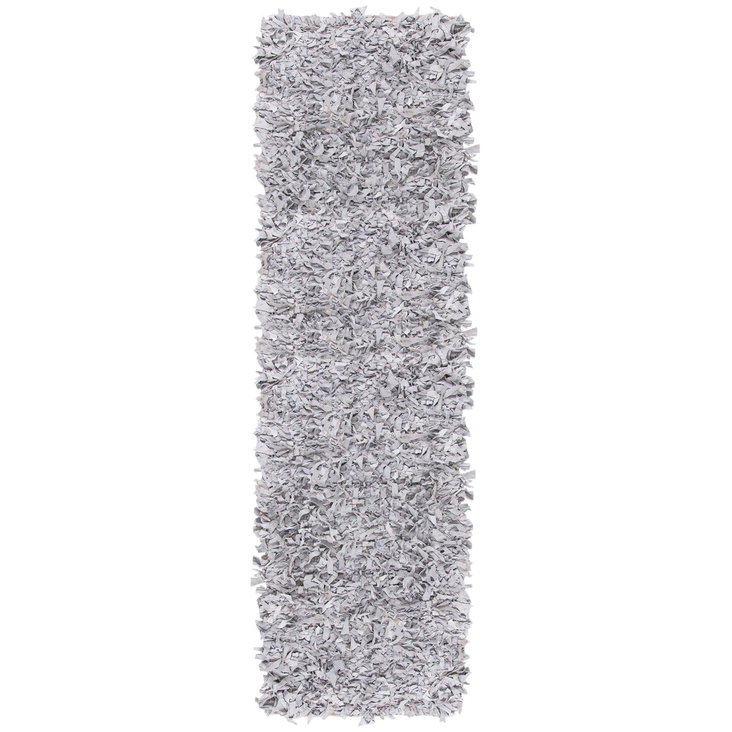 SAFAVIEH Handmade Leather Shag Doinita Modern Decorative Rug