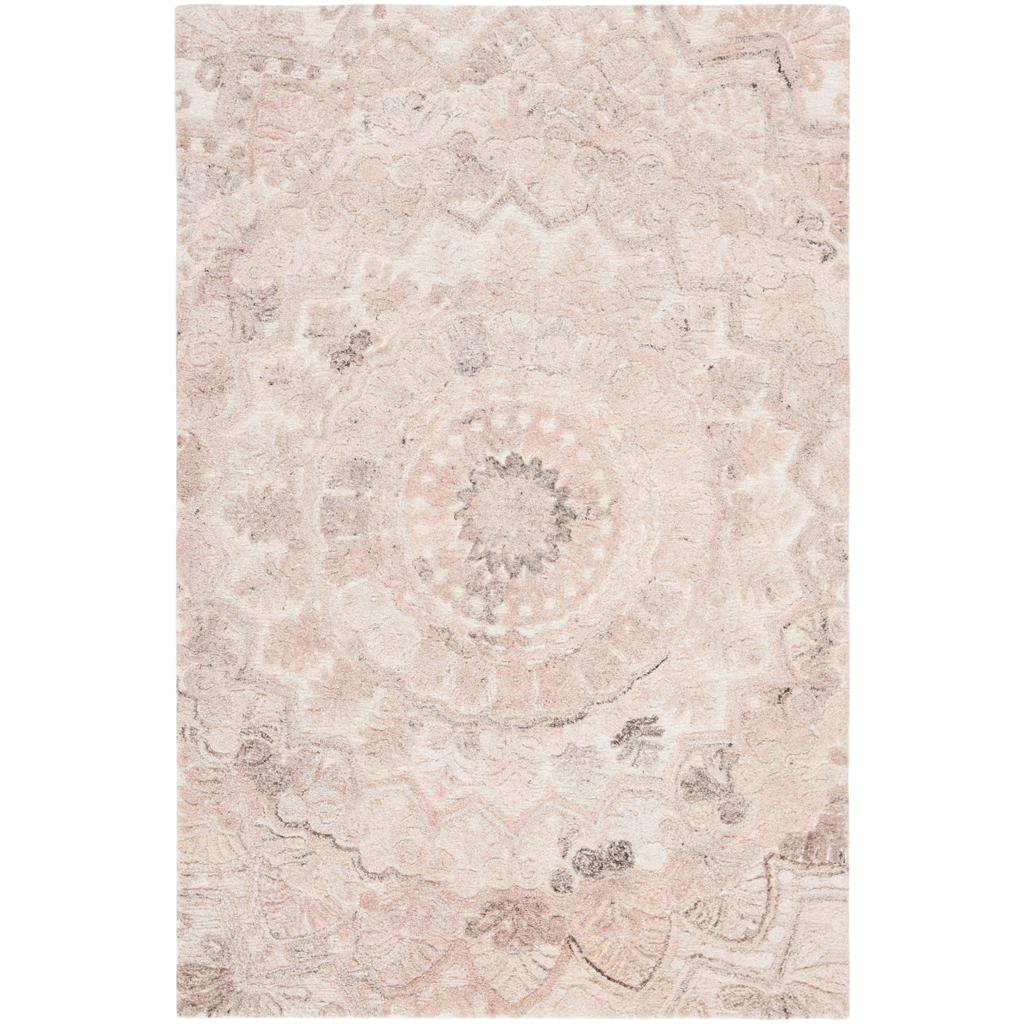 SAFAVIEH Handmade Marquee Carlijn Modern Medallion Wool Rug