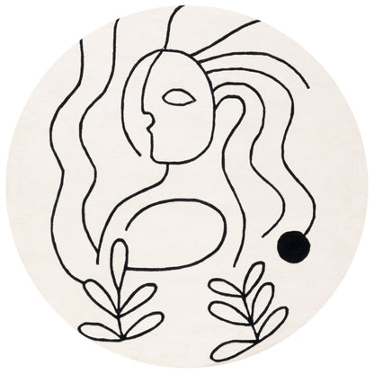 SAFAVIEH Handmade Marquee Carlijn Modern Medallion Wool Rug