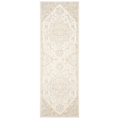 SAFAVIEH Handmade Micro-Loop Gulseven Medallion Wool Rug