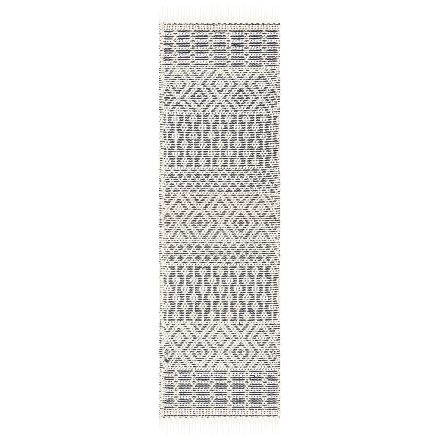 SAFAVIEH Handmade Natura Estel Wool Fringe Rug