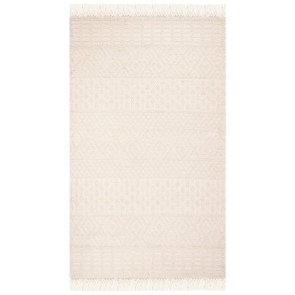 SAFAVIEH Handmade Natura Estel Wool Fringe Rug