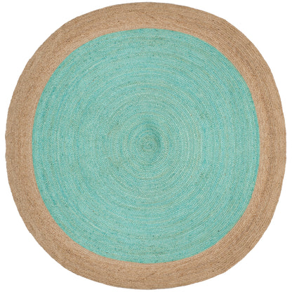 SAFAVIEH Handmade Natural Fiber Jolette Bordered Round Jute Rug