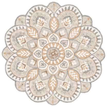 SAFAVIEH Handmade Novelty Sheyla Ornate Flower Wool Rug