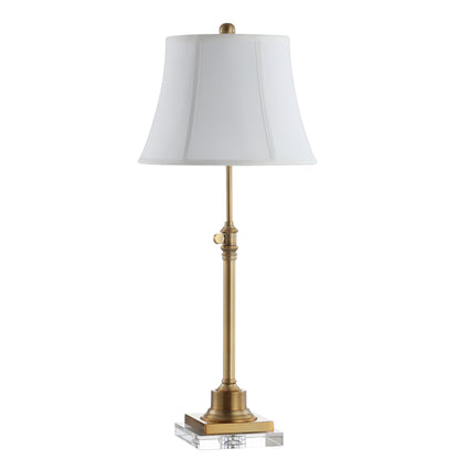 SAFAVIEH Lighting Amande, ensemble de 2 lampes de table à hauteur réglable de 27 à 31 pouces - 13L x 13P x 31H (cm)