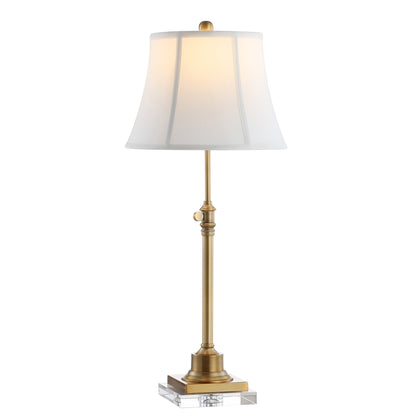 SAFAVIEH Lighting Amande, ensemble de 2 lampes de table à hauteur réglable de 27 à 31 pouces - 13L x 13P x 31H (cm)