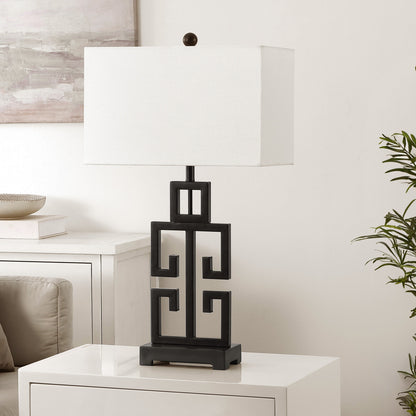 SAFAVIEH Lighting Chantelle, lampe de table antique dorée de 74 cm (lot de 2) - 16W x 9D x 74H