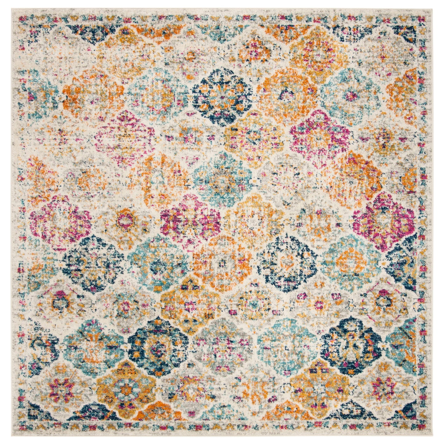 SAFAVIEH Madison Bettylou Boho Chic Distressed Area Rug