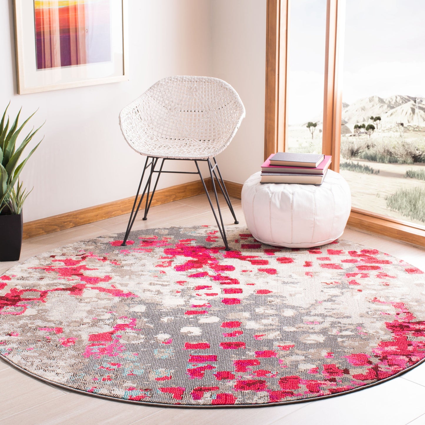 SAFAVIEH Madison Cherie Modern Abstract Watercolor Rug