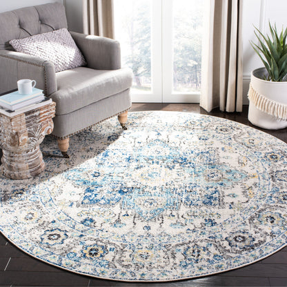 SAFAVIEH Madison Delois Medallion Rustic Farmhouse Distressed Rug