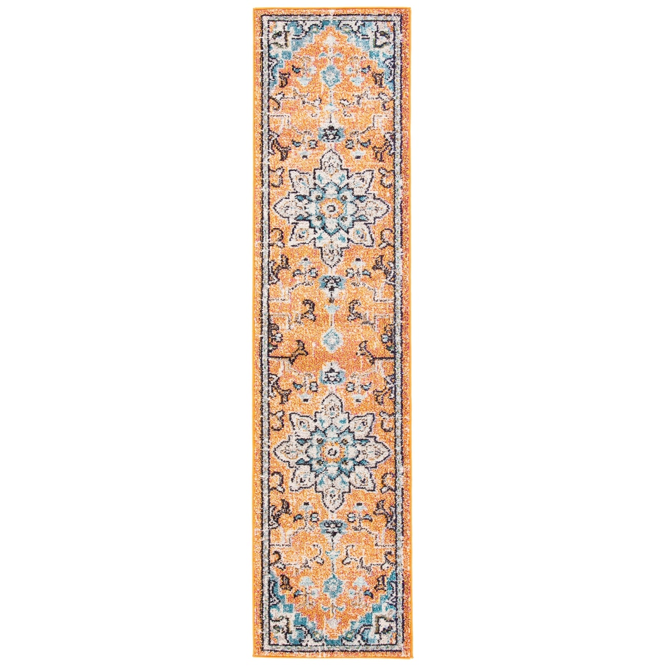 SAFAVIEH Madison Katelijne Boho Medallion Distressed Area Rug