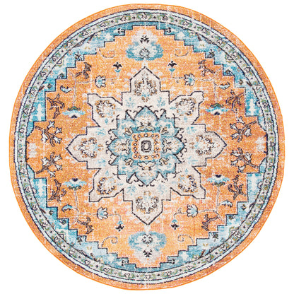 SAFAVIEH Madison Katelijne Boho Medallion Distressed Area Rug