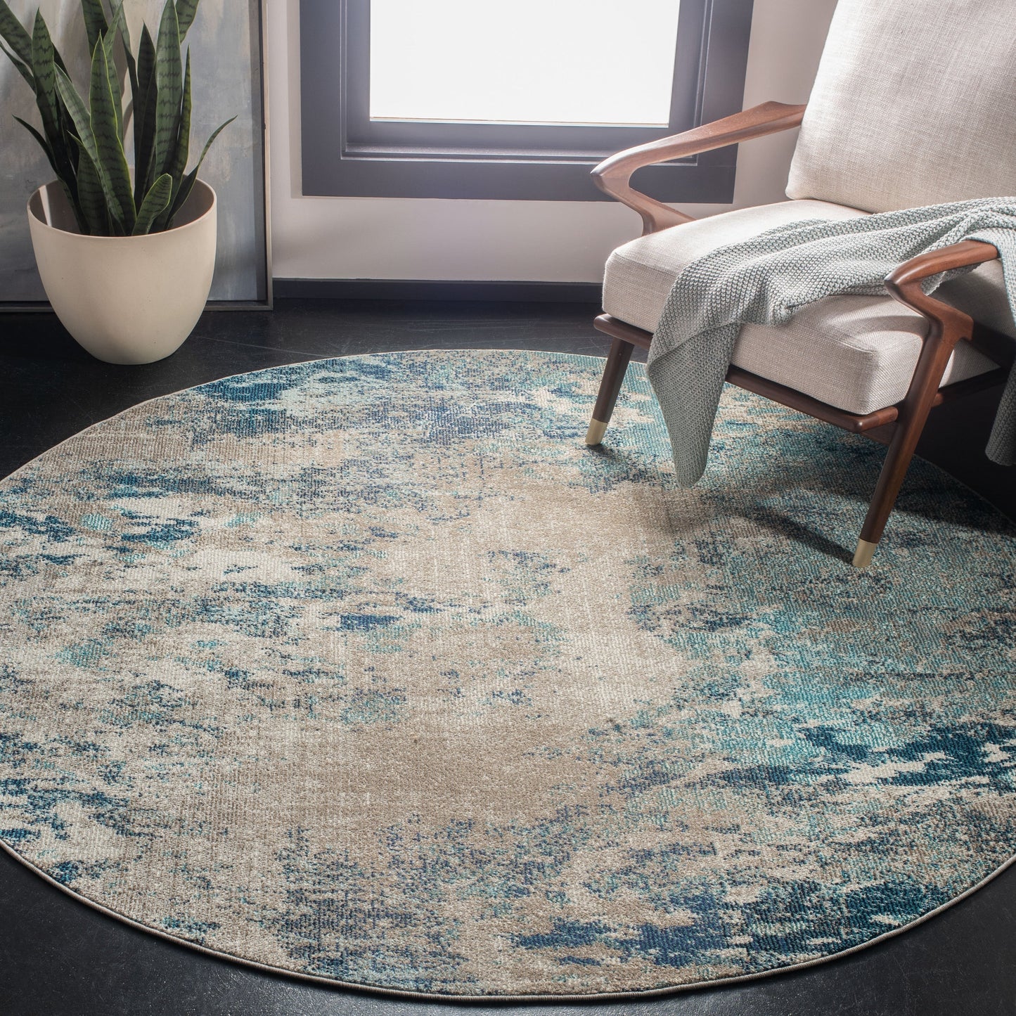 SAFAVIEH Madison Lawanda Modern Abstract Rug