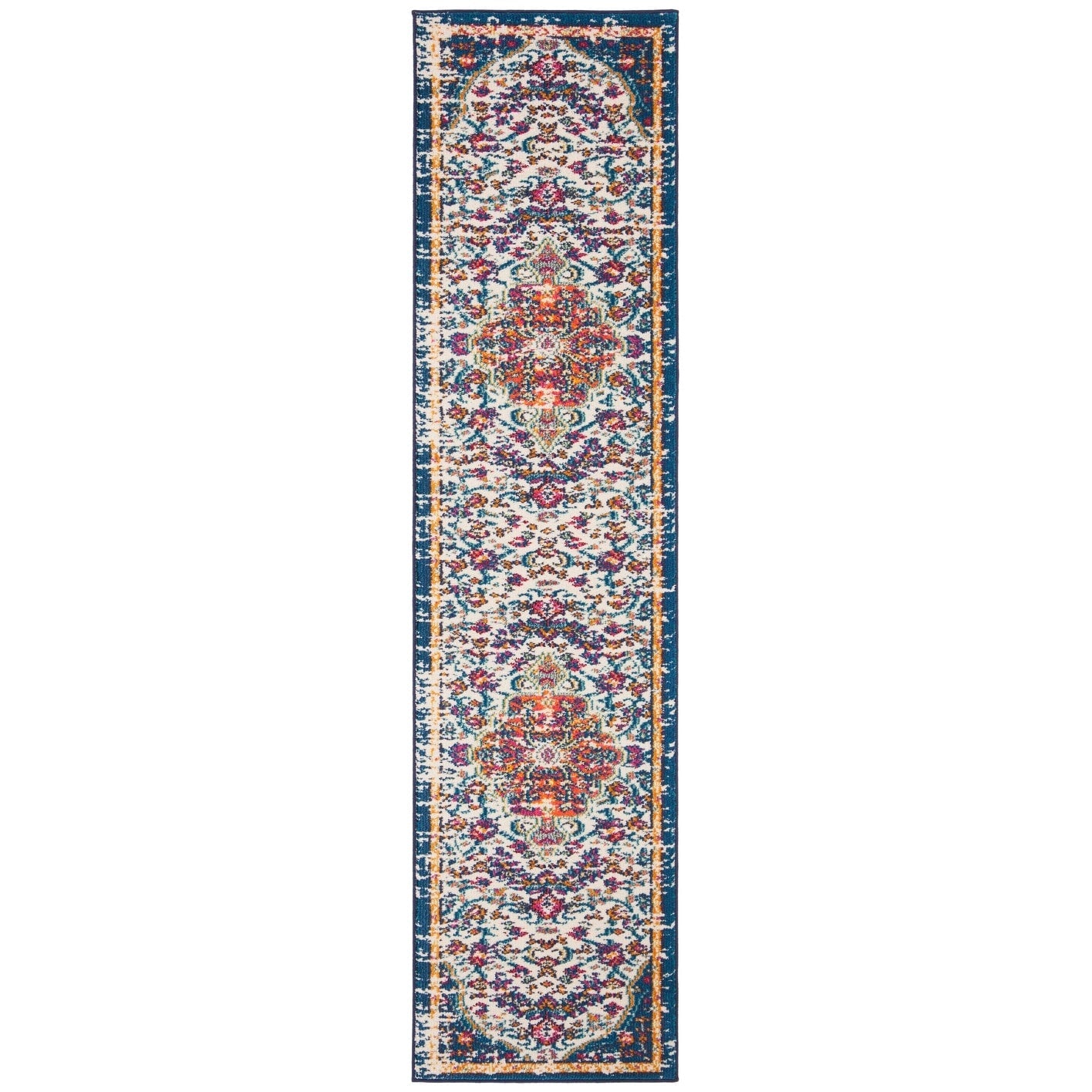 SAFAVIEH Madison Libusa Boho Medallion Distressed Rug