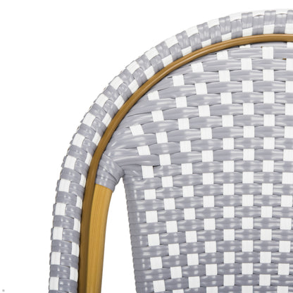 Chaise de salle à manger empilable Marolyn de SAFAVIEH (lot de 2) - 46L x 56P x 89H