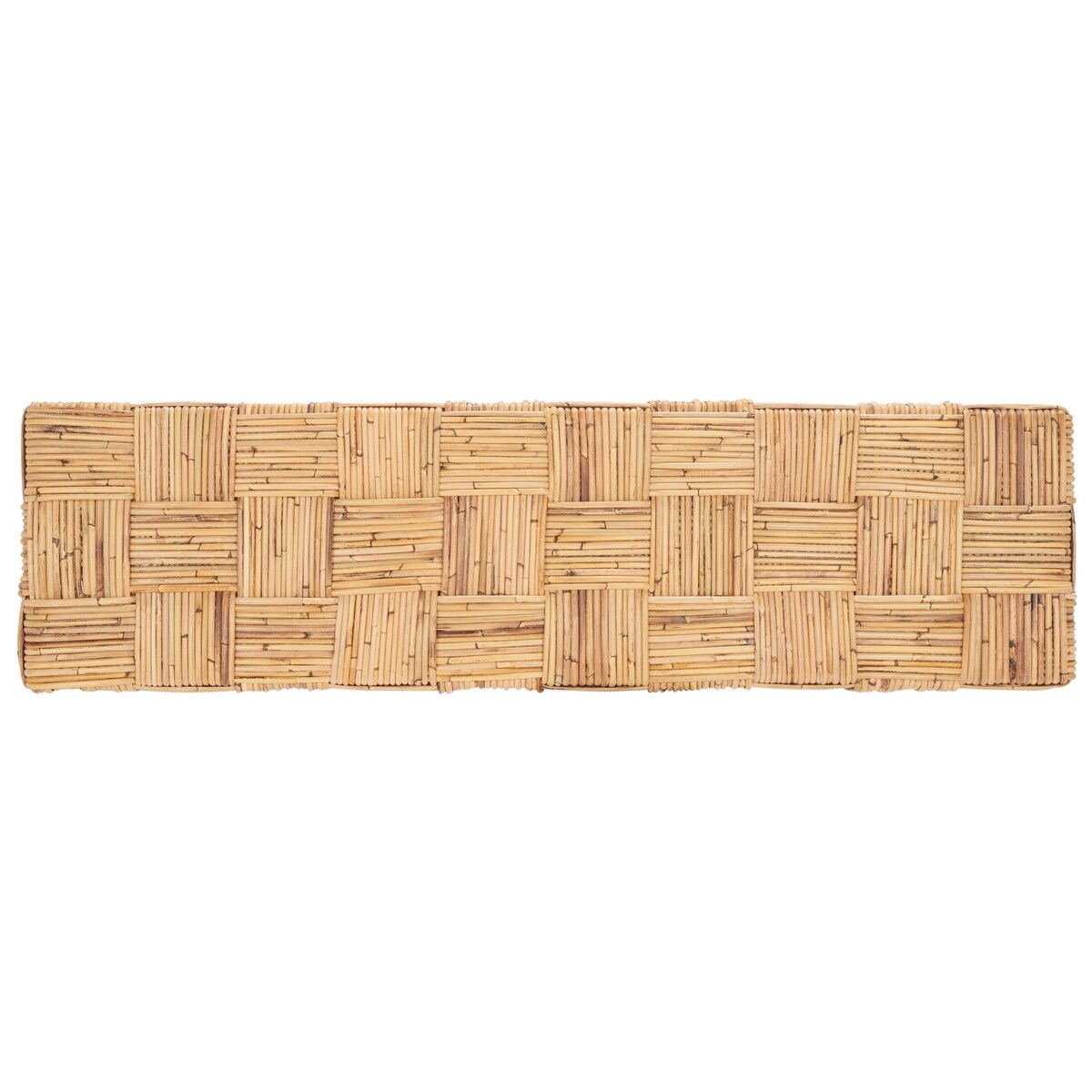 Table console en rotin SAFAVIEH Mindel - 51L x 14P x 32H (mesures en pouces)