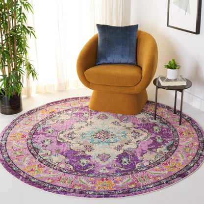 SAFAVIEH Monaco Oceane Boho Medallion Distressed Area Rug
