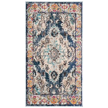 SAFAVIEH Monaco Oceane Boho Medallion Distressed Area Rug