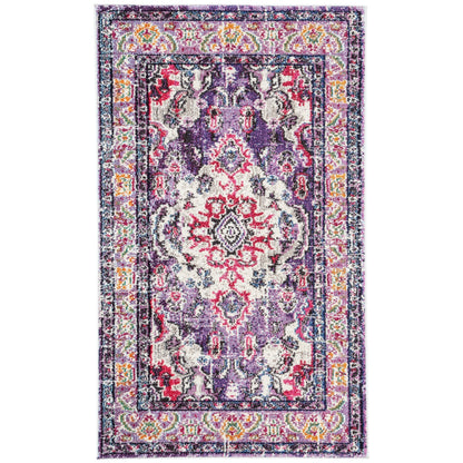 SAFAVIEH Monaco Oceane Boho Medallion Distressed Area Rug