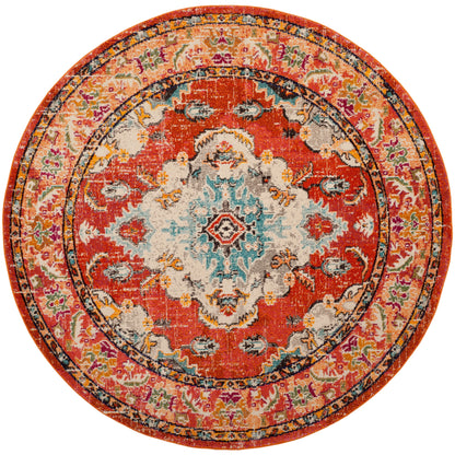 SAFAVIEH Monaco Oceane Boho Medallion Distressed Area Rug