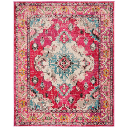 SAFAVIEH Monaco Oceane Boho Medallion Distressed Area Rug