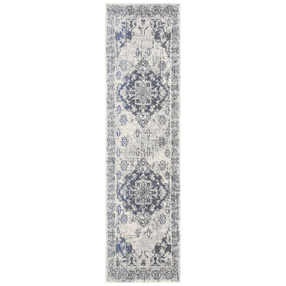 SAFAVIEH Monaco Oceane Boho Medallion Distressed Area Rug