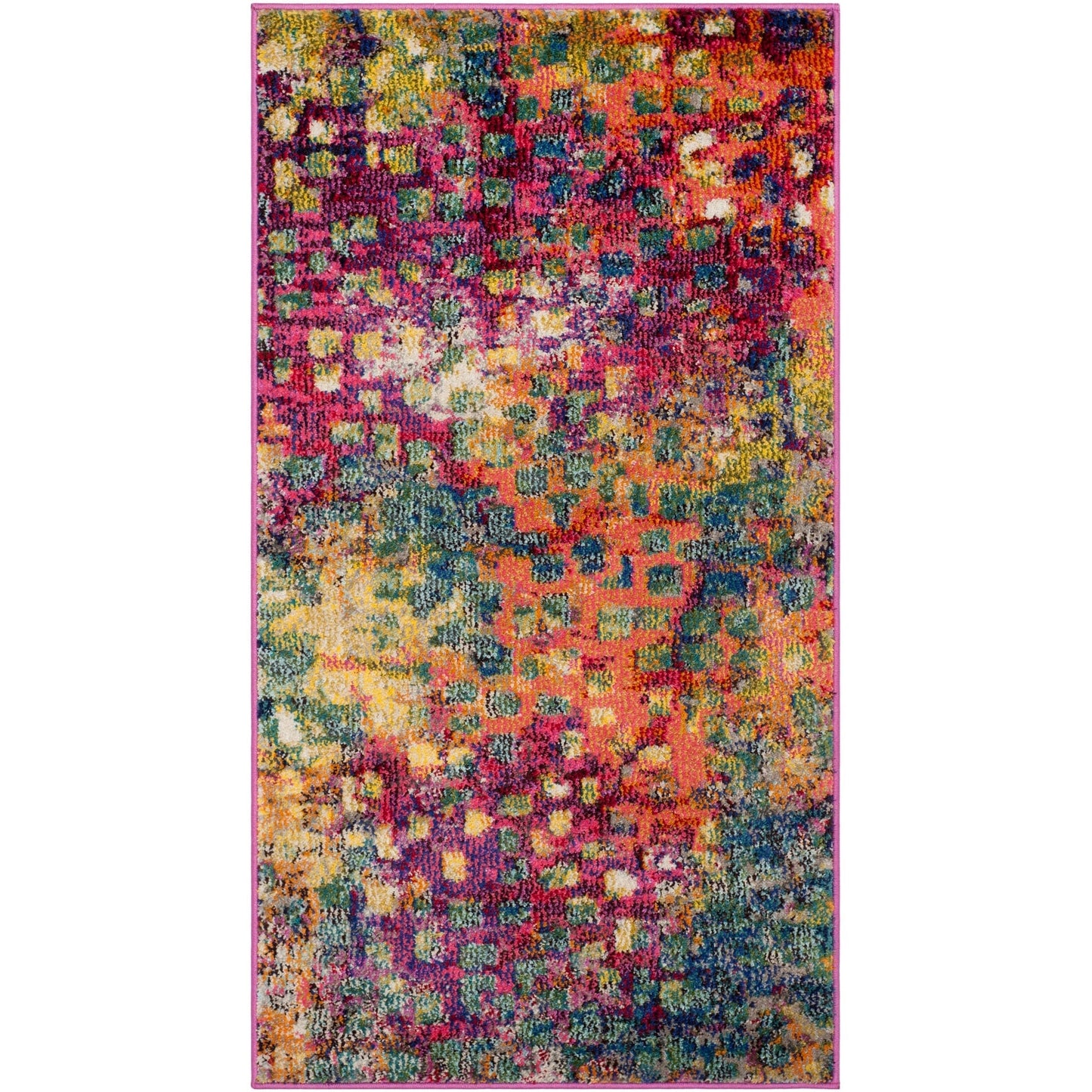 SAFAVIEH Monaco Panna Boho Abstract Modern Watercolor Area Rug