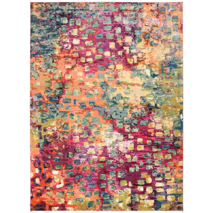 SAFAVIEH Monaco Panna Boho Abstract Modern Watercolor Area Rug