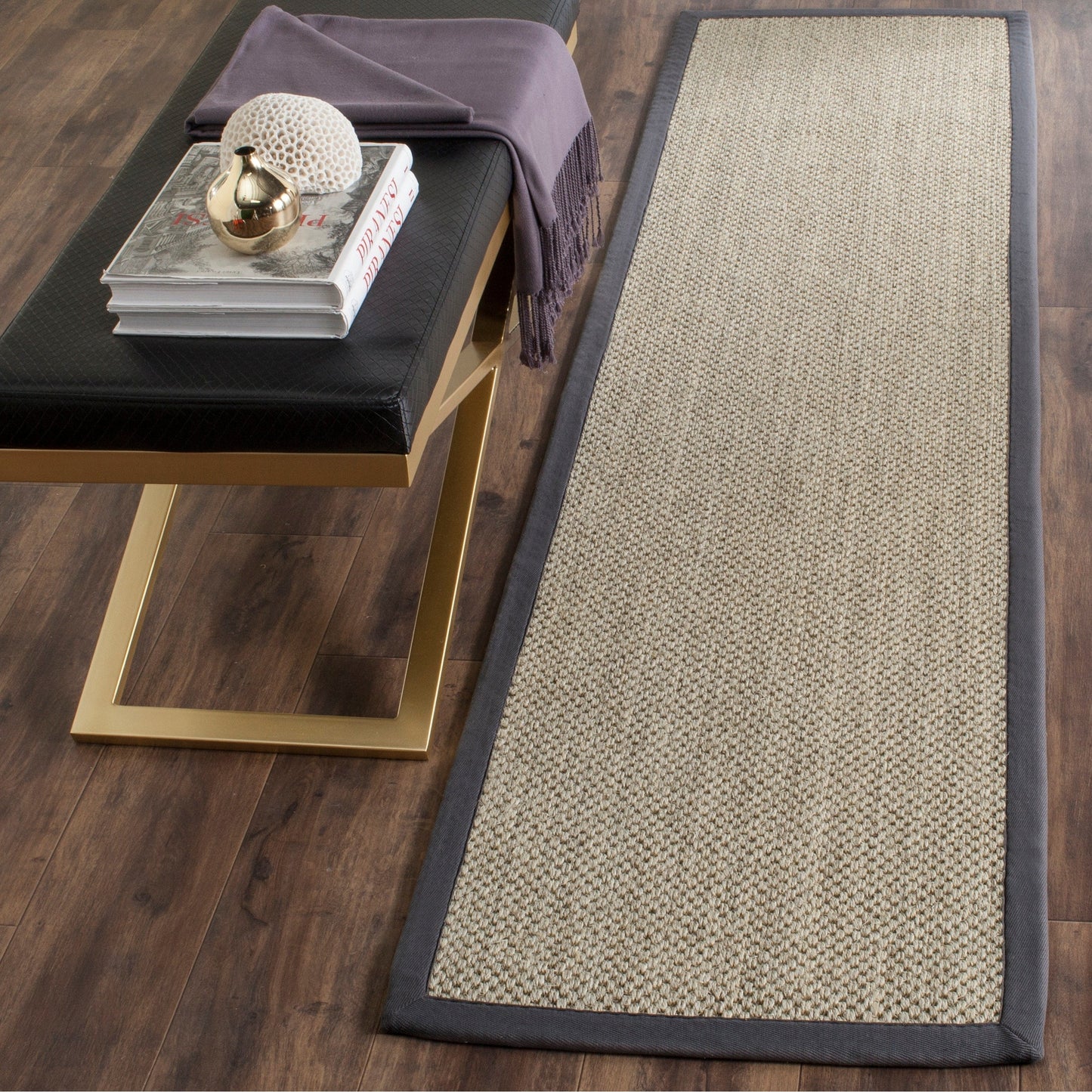 SAFAVIEH Natural Fiber Elmyra Sisal Border Rug