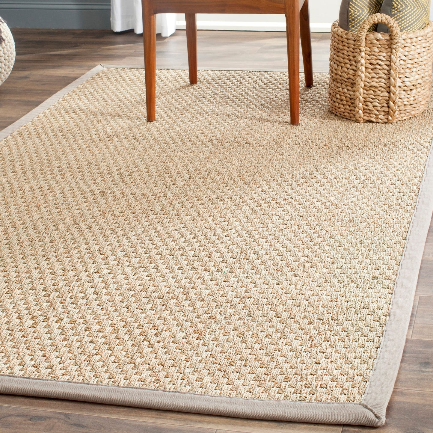 SAFAVIEH Natural Fiber Zymryd Basketweave Seagrass Rug