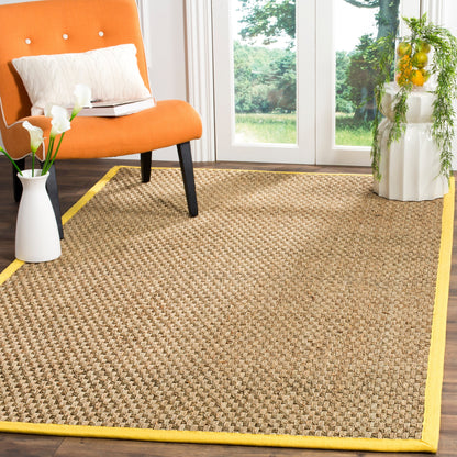 SAFAVIEH Natural Fiber Zymryd Basketweave Seagrass Rug