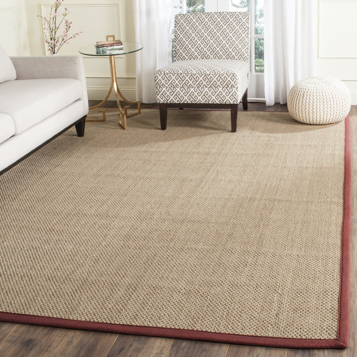 SAFAVIEH Natural Fiber Zymryd Basketweave Seagrass Rug