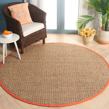 SAFAVIEH Natural Fiber Zymryd Basketweave Seagrass Rug