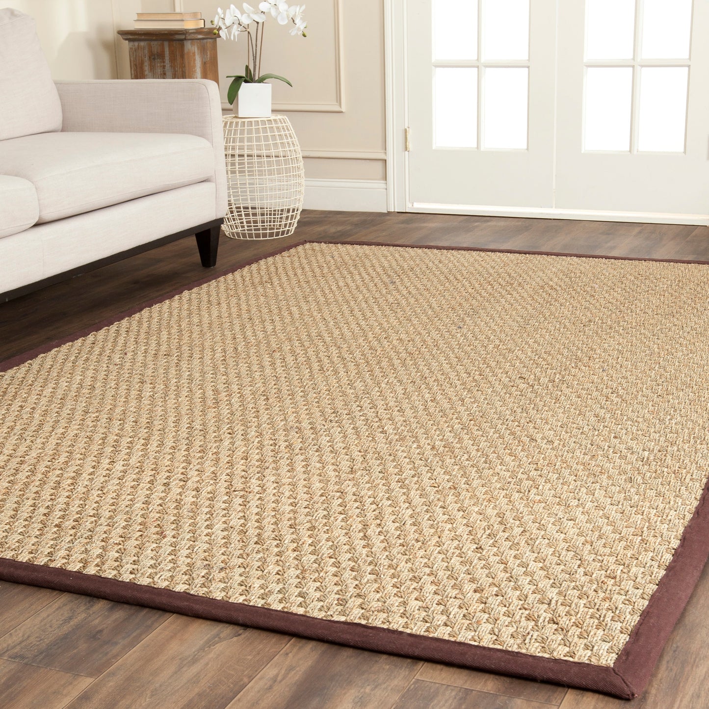 SAFAVIEH Natural Fiber Zymryd Basketweave Seagrass Rug