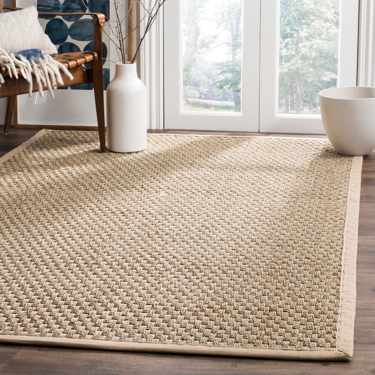 SAFAVIEH Natural Fiber Zymryd Basketweave Seagrass Rug