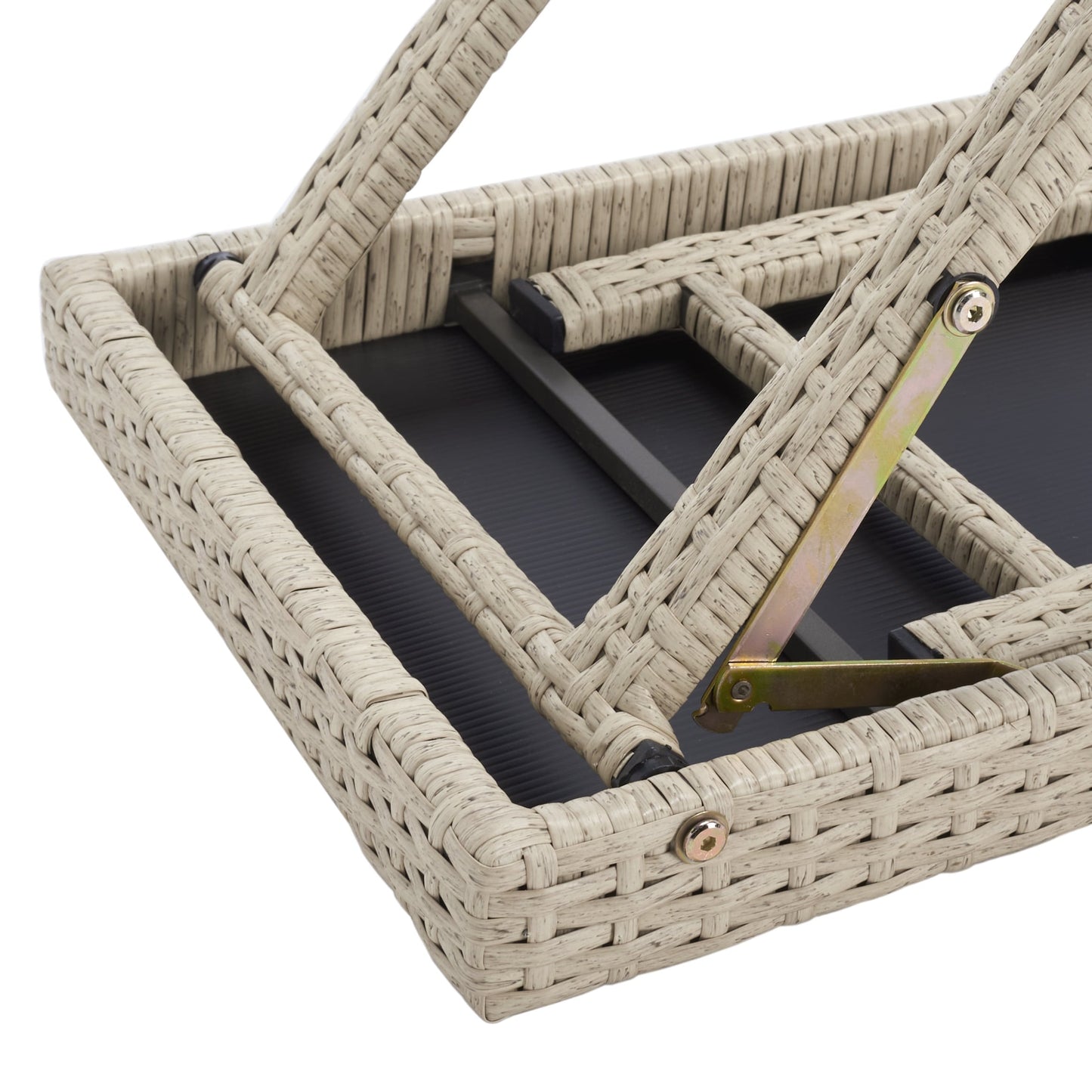 Ensemble de chaises longues de jardin Blaguna 3 pièces de SAFAVIEH - 83L x 20P x 24H