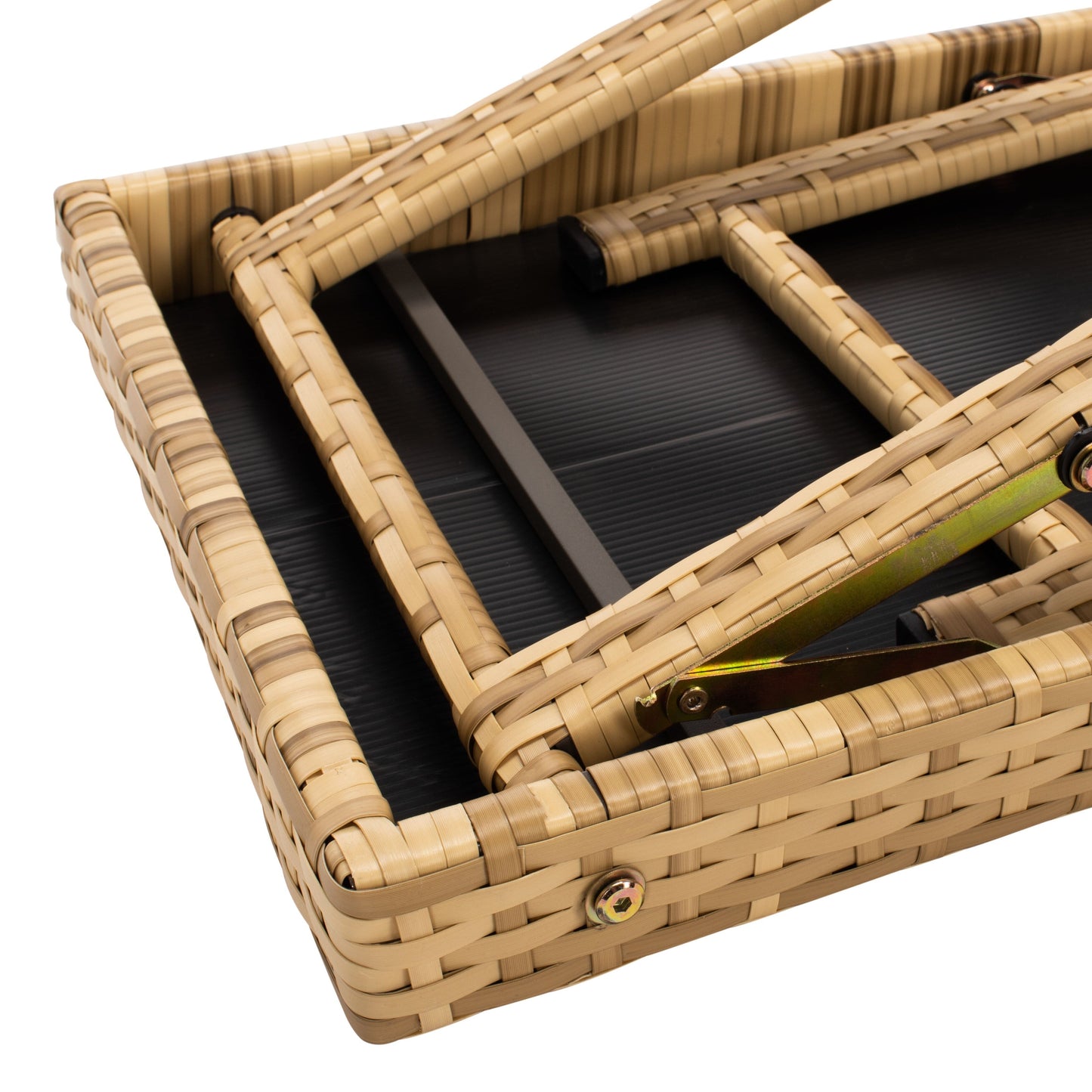 Ensemble de chaises longues de jardin Blaguna 3 pièces de SAFAVIEH - 83L x 20P x 24H