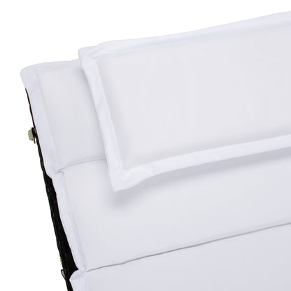 Ensemble de chaises longues de jardin Blaguna 3 pièces de SAFAVIEH - 83L x 20P x 24H