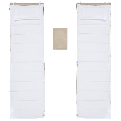 Ensemble de chaises longues de jardin Blaguna 3 pièces de SAFAVIEH - 83L x 20P x 24H