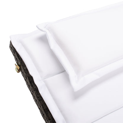 Ensemble de chaises longues de jardin Blaguna 3 pièces de SAFAVIEH - 83L x 20P x 24H