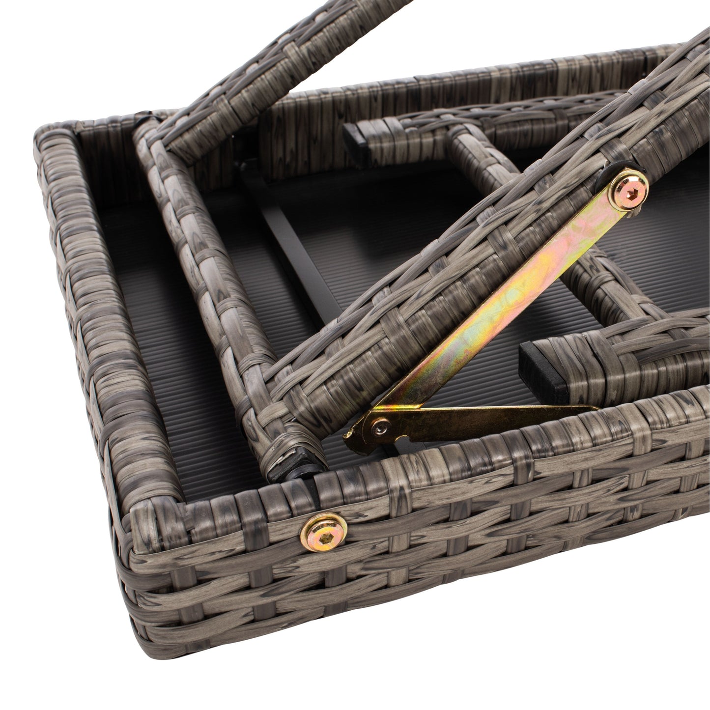 Ensemble de chaises longues de jardin Blaguna 3 pièces de SAFAVIEH - 83L x 20P x 24H