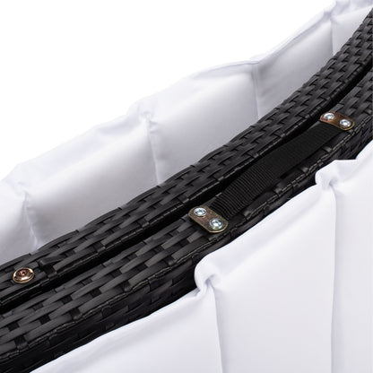 Ensemble de chaises longues de jardin Blaguna 3 pièces de SAFAVIEH - 83L x 20P x 24H