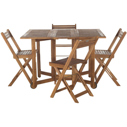 Ensemble de table de jardin SAFAVIEH Brandy 5 pièces - 109 L x 89 P x 74 H (cm)