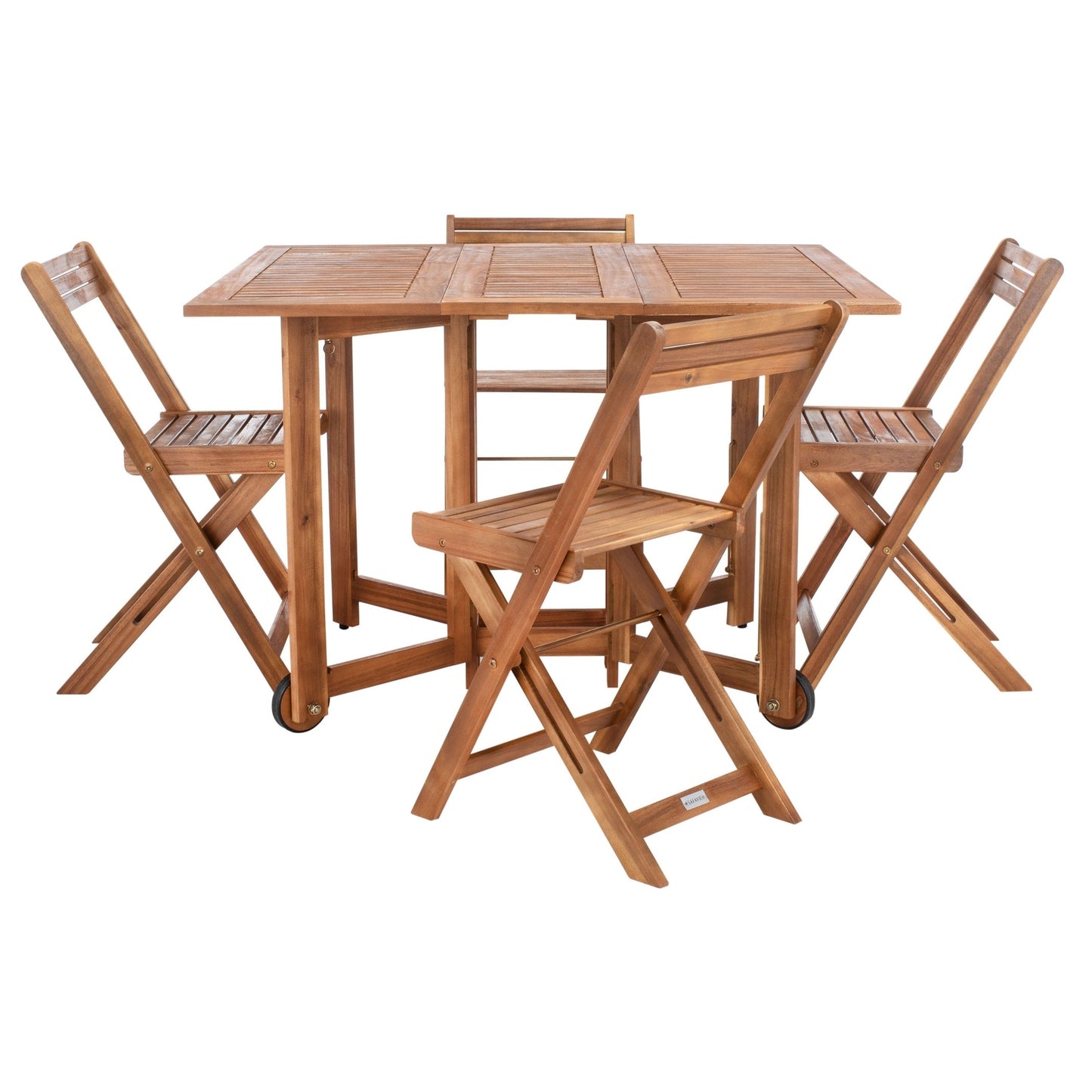 Ensemble de table de jardin SAFAVIEH Brandy 5 pièces - 109 L x 89 P x 74 H (cm)