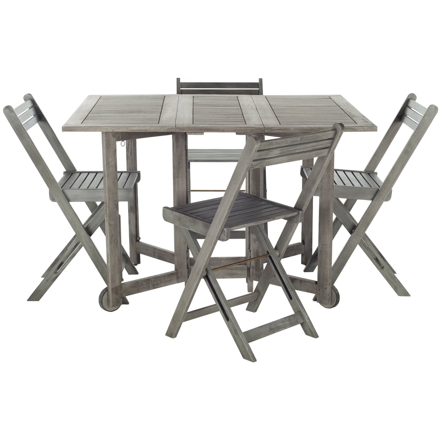 Ensemble de table de jardin SAFAVIEH Brandy 5 pièces - 109 L x 89 P x 74 H (cm)