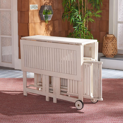 Ensemble de table de jardin SAFAVIEH Brandy 5 pièces - 109 L x 89 P x 74 H (cm)