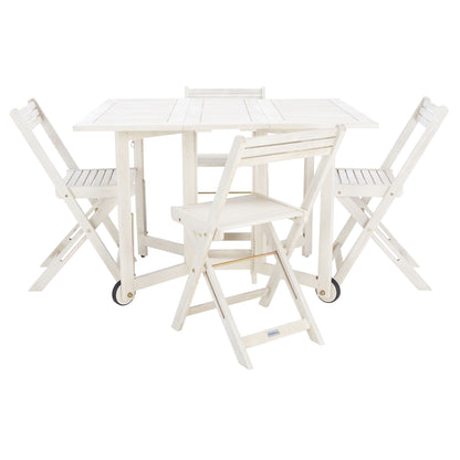 Ensemble de table de jardin SAFAVIEH Brandy 5 pièces - 109 L x 89 P x 74 H (cm)