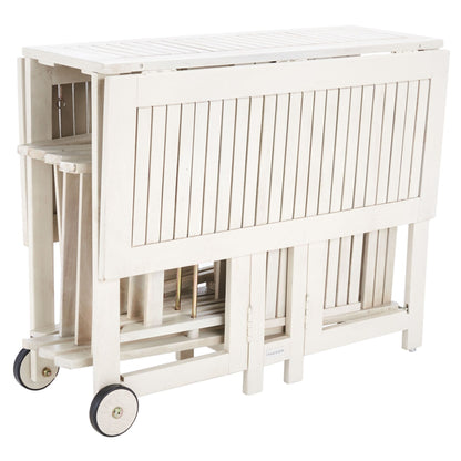 Ensemble de table de jardin SAFAVIEH Brandy 5 pièces - 109 L x 89 P x 74 H (cm)