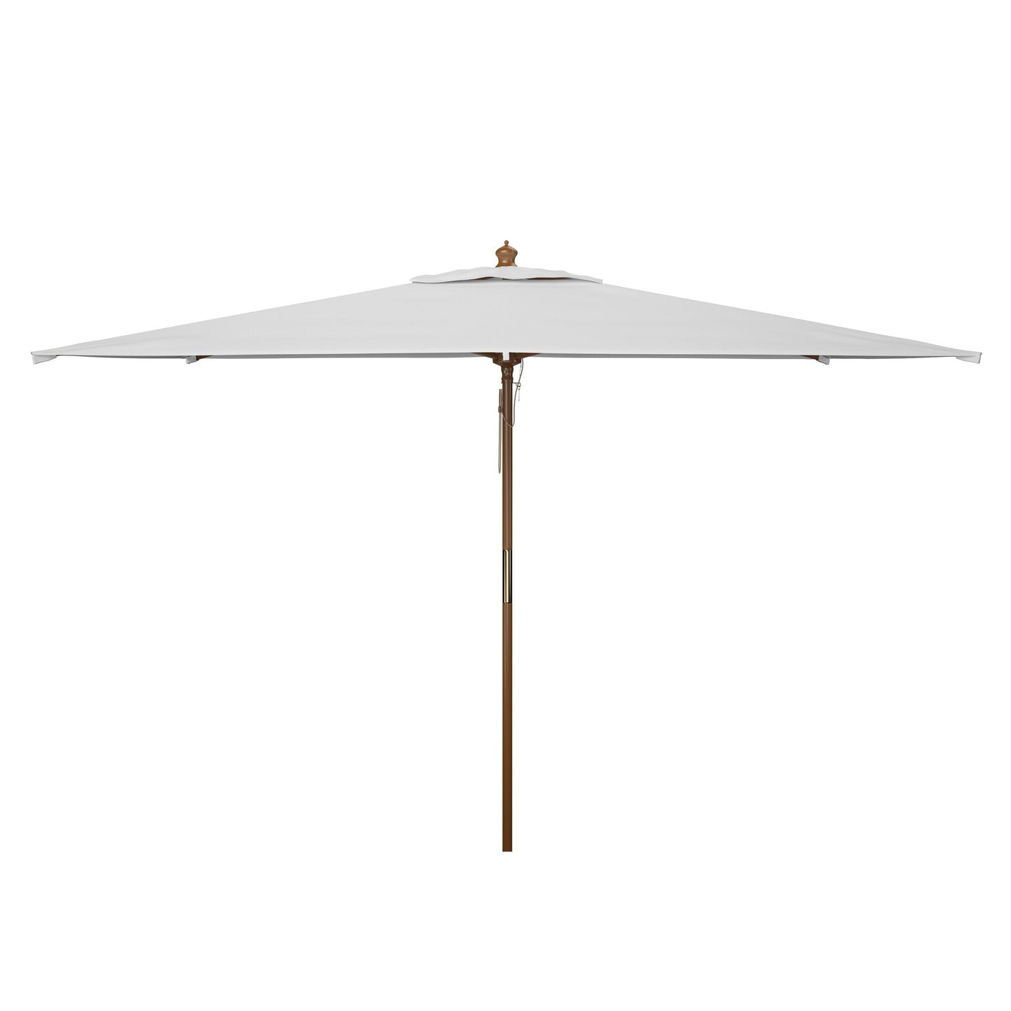Parasol de jardin Glauca de SAFAVIEH, 3,35 m (11 pieds), avec poulie en bois