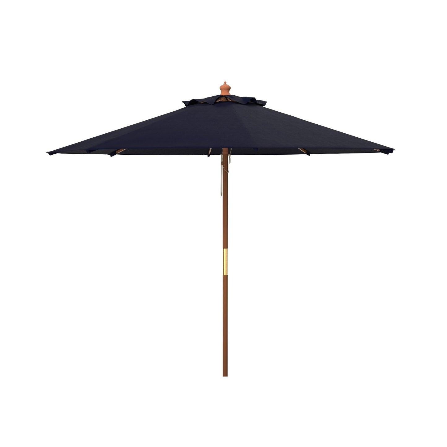 Parasol de jardin Glauca de SAFAVIEH, 3,35 m (11 pieds), avec poulie en bois